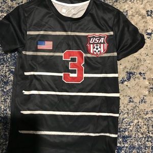 Boys USA soccer jersey